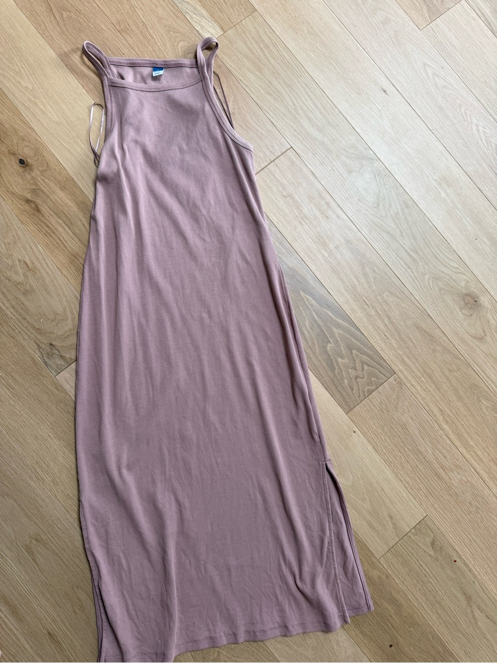 Old Navy Sleeveless Mauve-Pink Midi Tank Dress
